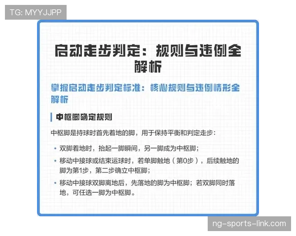走步违例怎么判？新手必知的持球移动规则解析